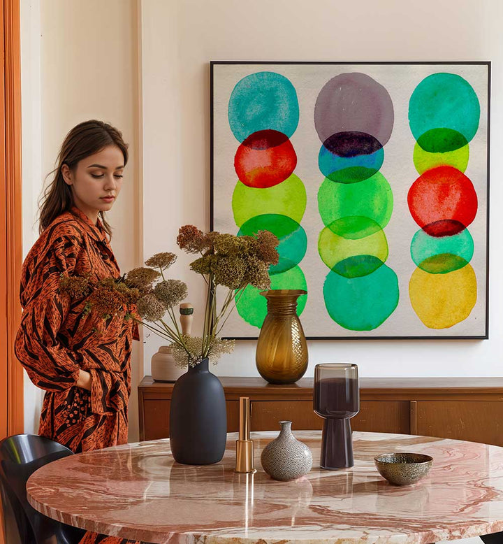 DOTS AND SPOTS , GEOMETRIC ART PRINTS