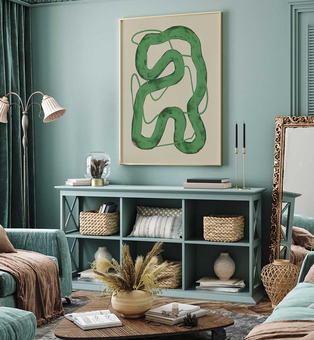 LINE ART ABSTRACT I , LINE ART PAINTINGS