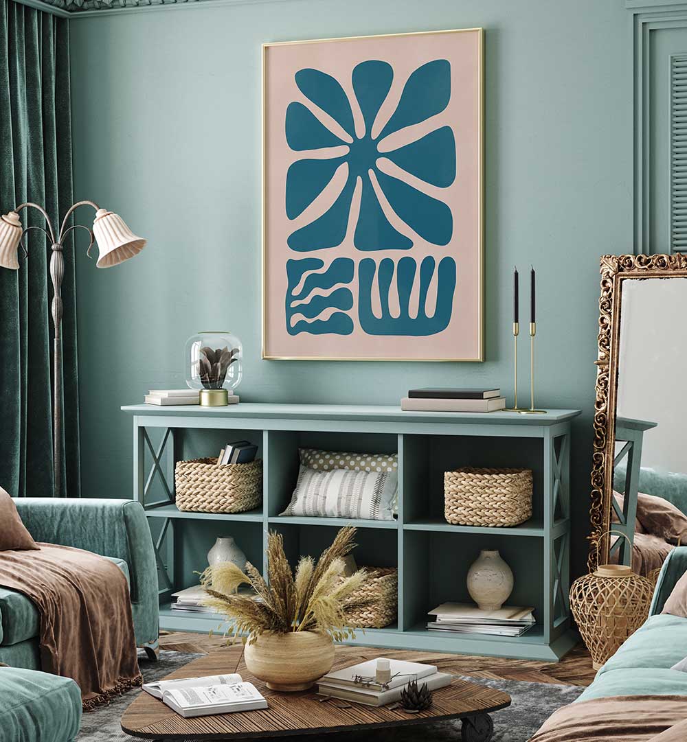 FLUID BOTANICAL FORMS , FLORAL FLOWER PAINTINGS