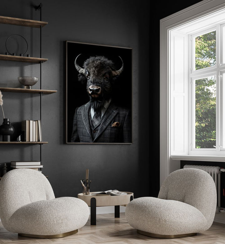 WILD SUITS - BUFFALO , ANIMAL PAINTINGS