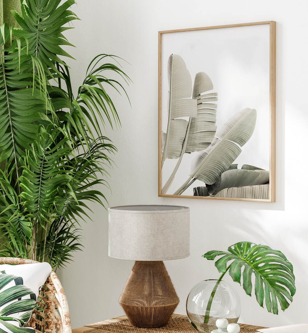 Decorate your space with BANANA LEAF II, FLORAL FLOWER PAINTINGS, blending beauty and functionality effortlessly.