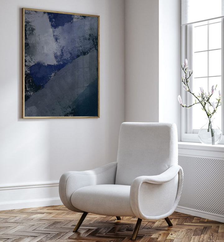 Elegant living room with OCEANIC ROCKS, ABSTRACT PAINTINGS enhancing coastal decor and ambiance. Perfect for art lovers.
