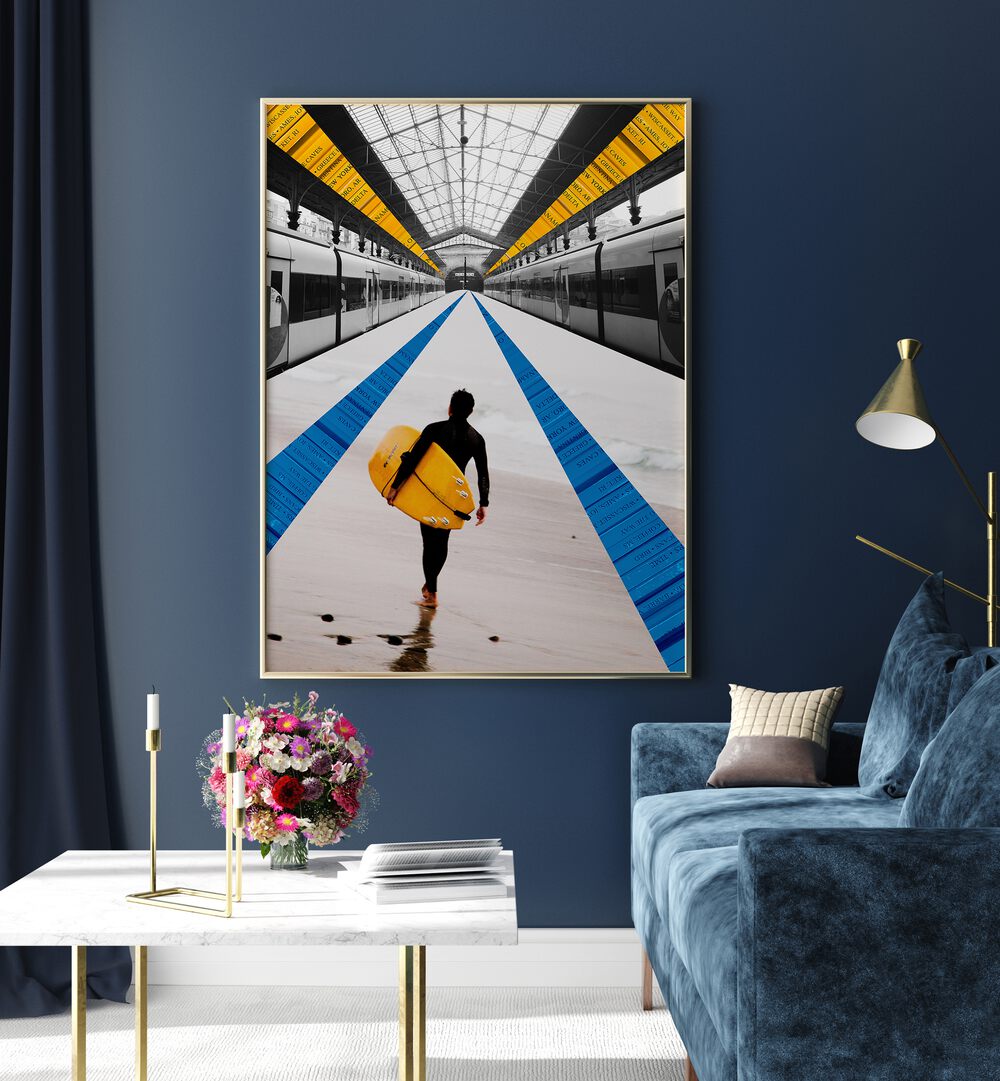 Experience the vibrant METRO, SURREAL ART PRINTS, perfect for elevating your home or commercial space decor.