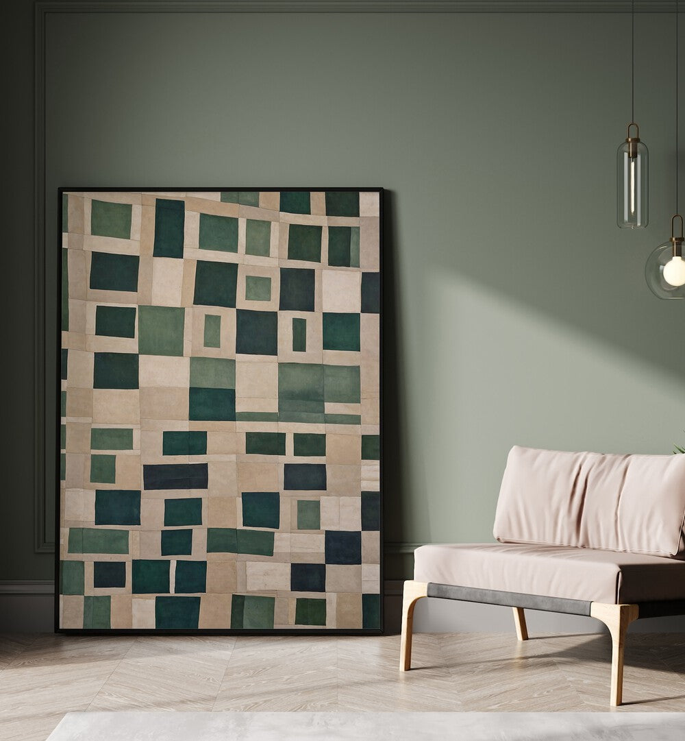 PAPER CUT NO.6, ABSTRACT PAINTINGS showcases captivating geometric designs perfect for modern interiors.