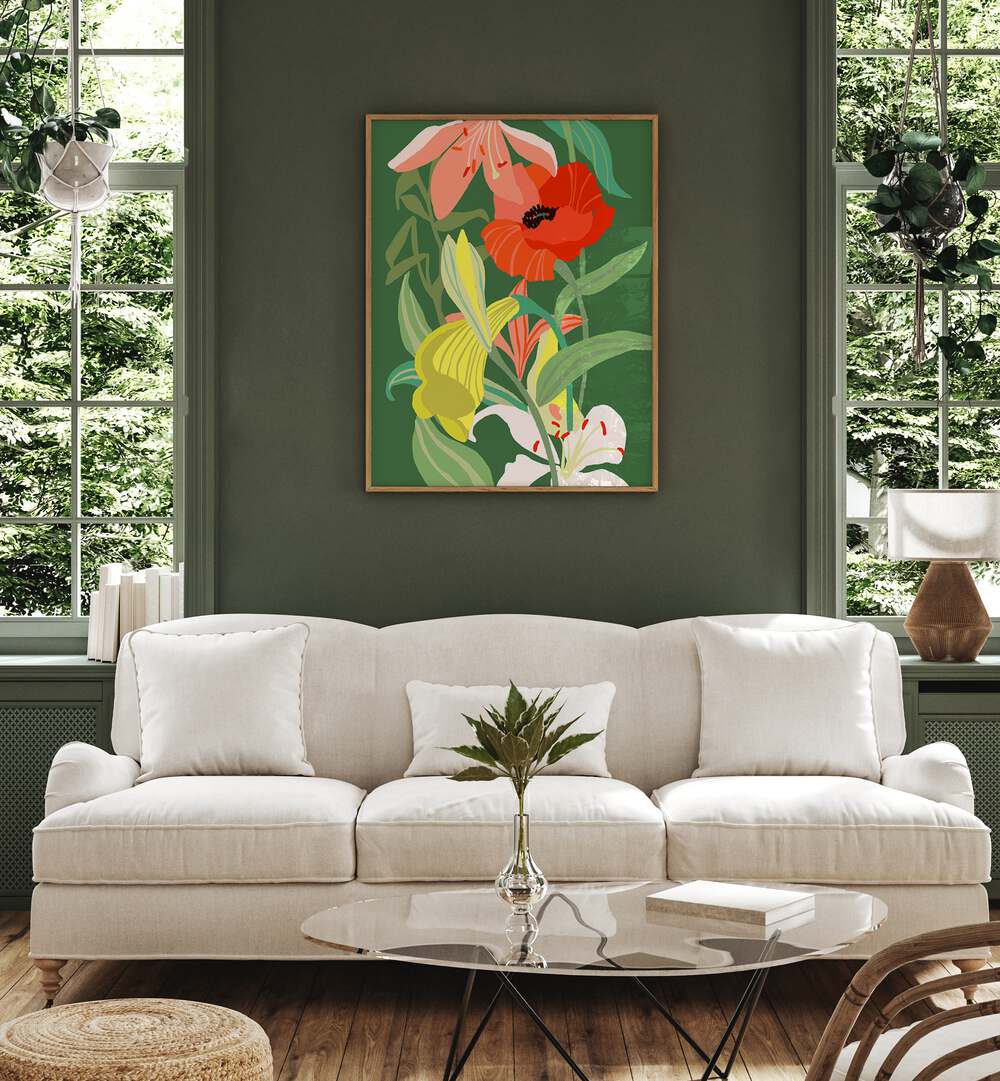 Brighten your home with FLORAL RHYTHM II, part of our stunning FLORAL FLOWER PAINTINGS collection.
