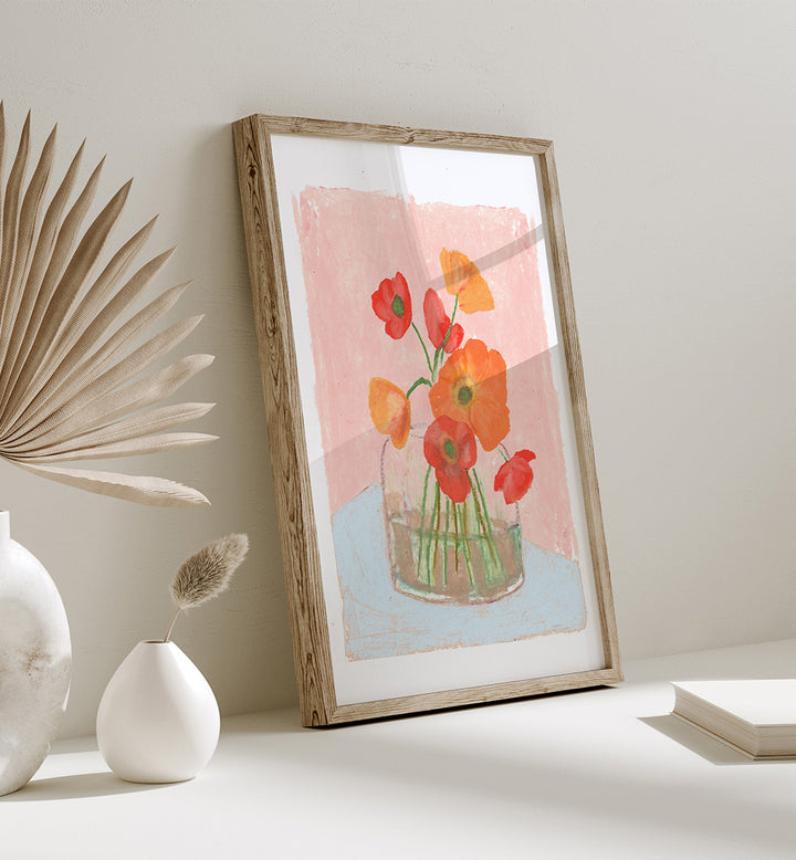 PASTEL FLOWERS , FLORAL FLOWER PAINTINGS