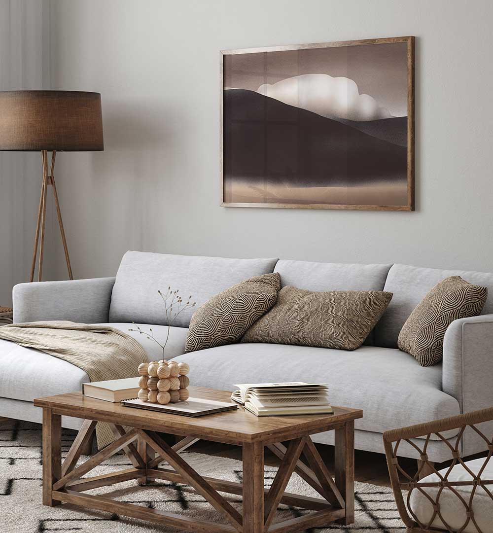 MOODY HORIZON. , LANDSCAPE PAINTINGS