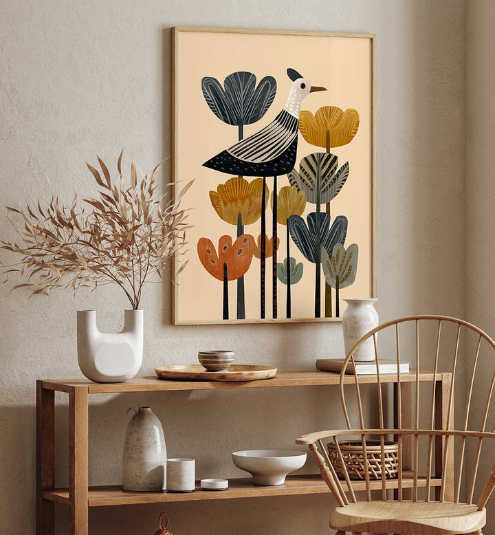 THE BLOOMING BIRD , ANIMAL PAINTINGS