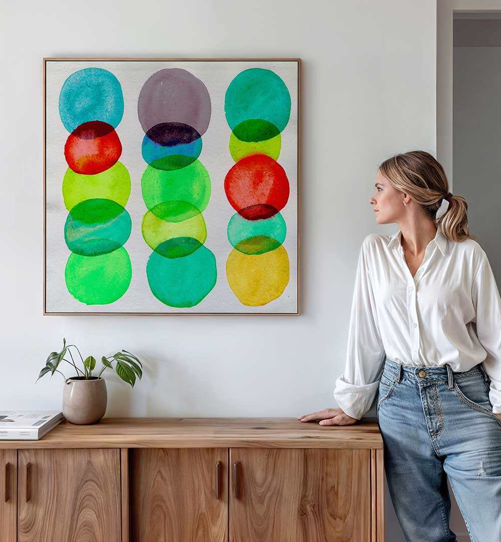 DOTS AND SPOTS , GEOMETRIC ART PRINTS