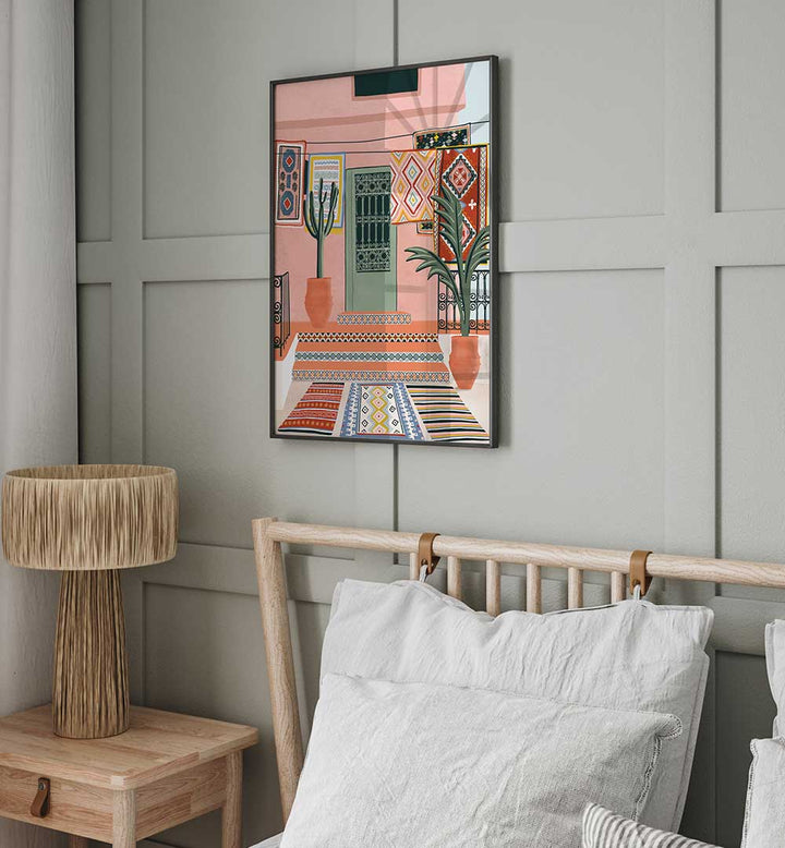 MOROCCAN TERRACE , TRAVEL POSTERS