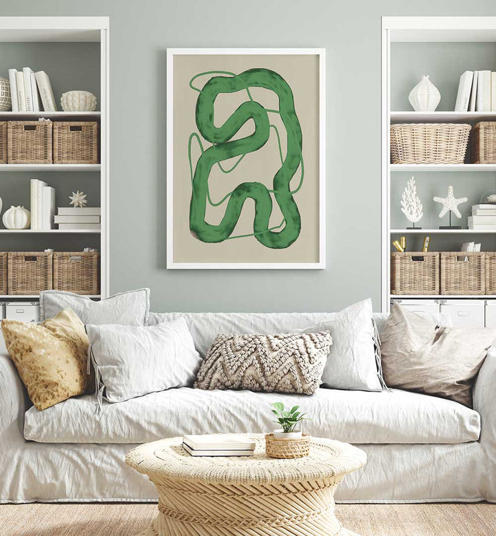 LINE ART ABSTRACT I , LINE ART PAINTINGS