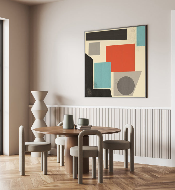 Stunning GEOMETRIC POINT II, GEOMETRIC ART PRINTS by The Miuus Studio, perfect for modern living spaces.