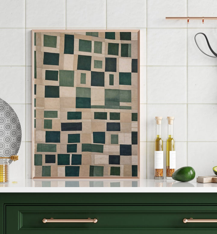 PAPER CUT NO.6, ABSTRACT PAINTINGS enhances modern interiors with its captivating design and unique colors.