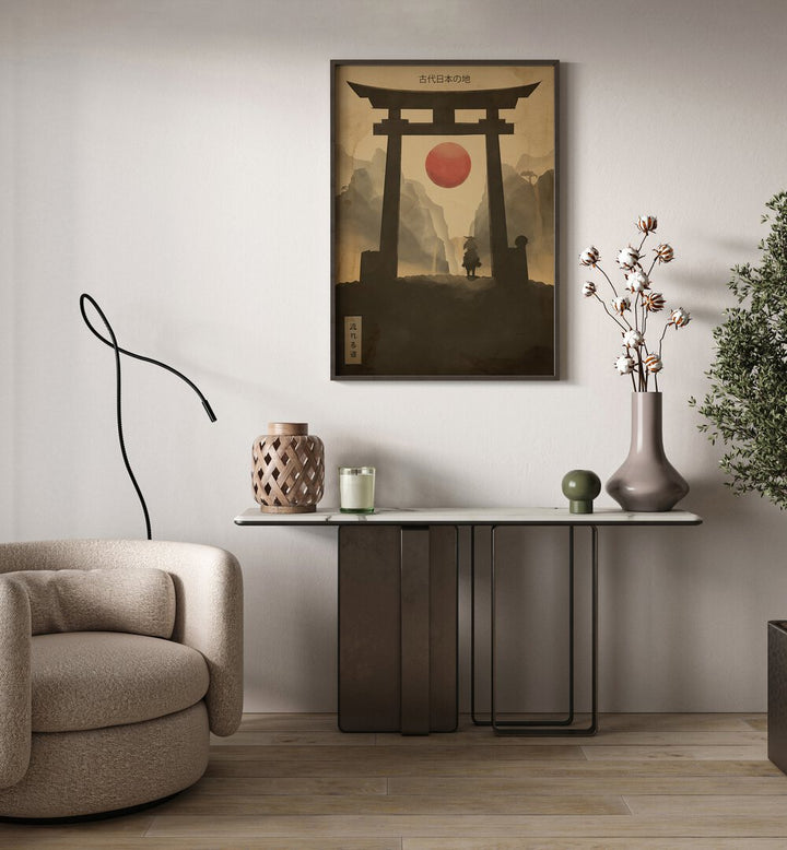 Elegant FLOWING PATH, JAPANESE PAINTINGS enhancing a serene home atmosphere with artistry and tranquility.
