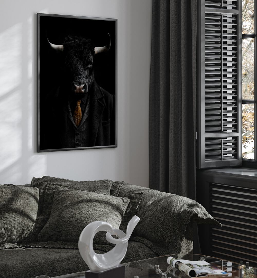 WILD SUITS - BULL , ANIMAL PAINTINGS
