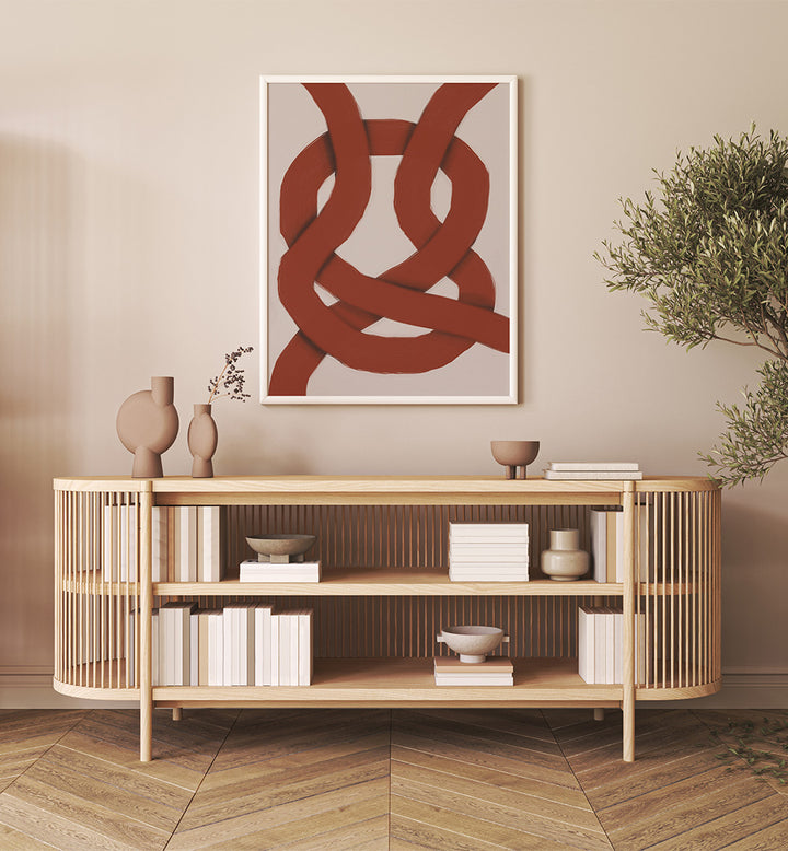 THE RED KNOT , ABSTRACT PAINTINGS