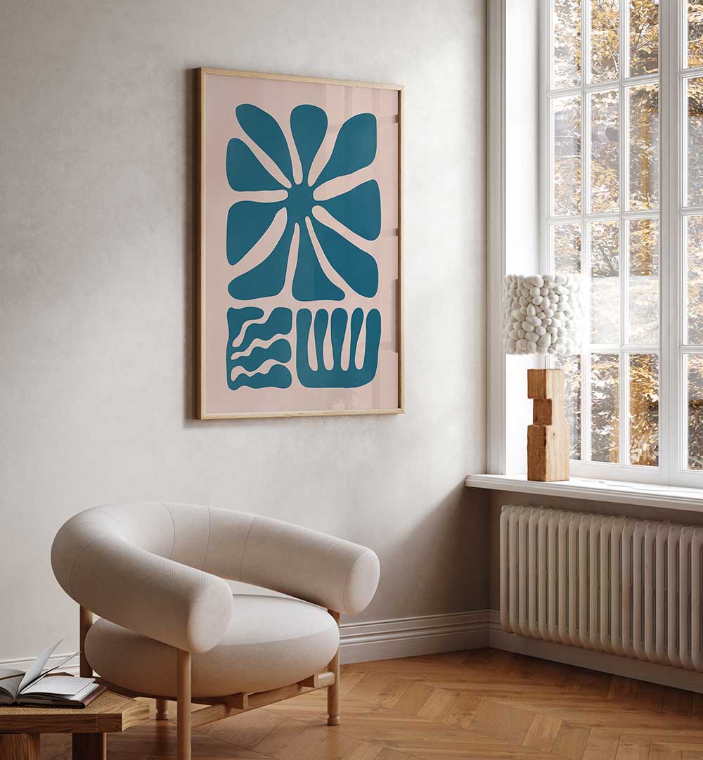 FLUID BOTANICAL FORMS , FLORAL FLOWER PAINTINGS