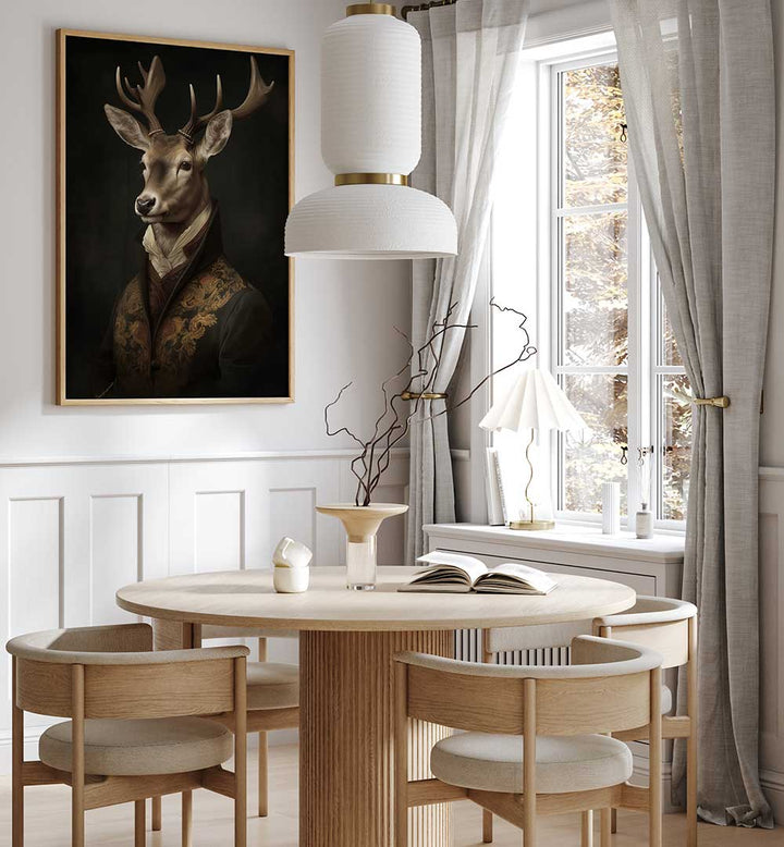 STAG PORTRAIT , ANIMAL PAINTINGS