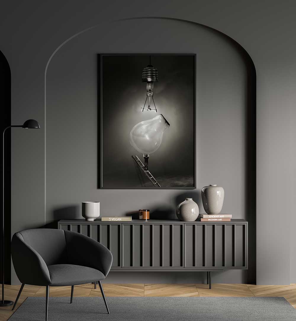 THE LAMPSHADE FELL OFF , PHOTOGRAPHY PRINTS