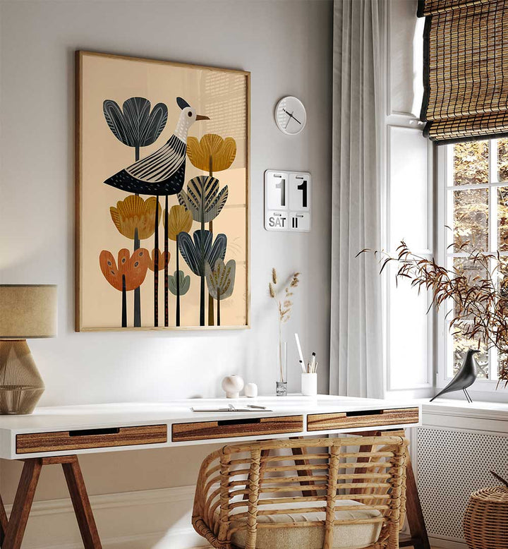 THE BLOOMING BIRD , ANIMAL PAINTINGS