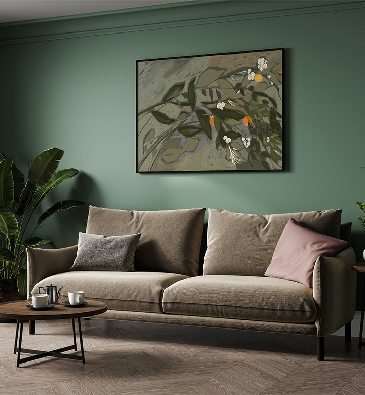 WHISPERS OF LEAVES , FLORAL FLOWER PAINTINGS