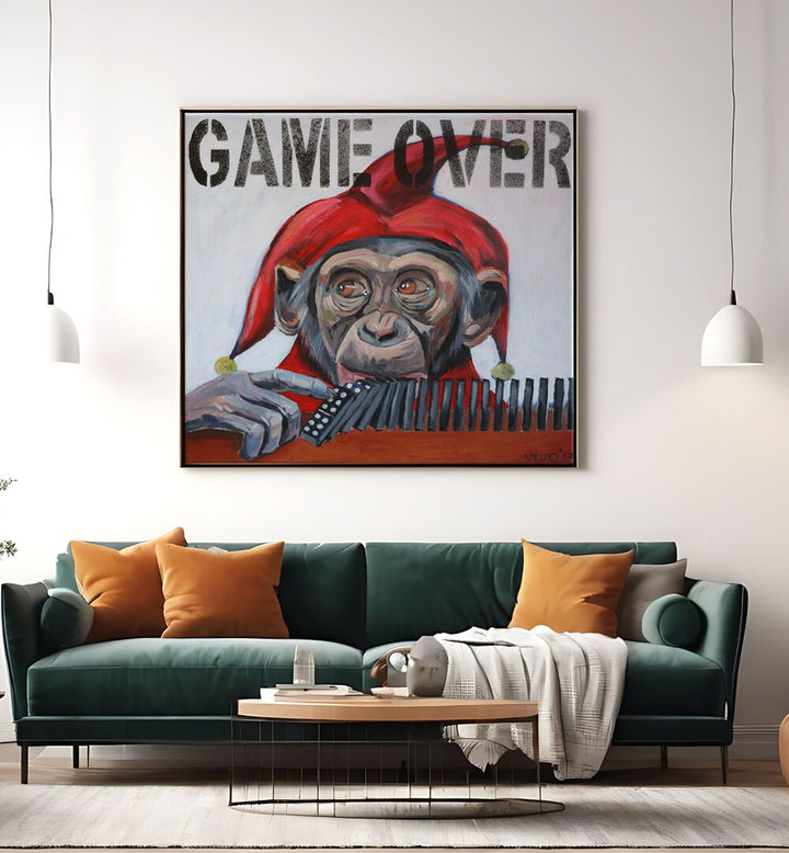 Stunning JESTER'S FINAL PLAY, COMIC POSTERS featuring vibrant abstract art, perfect for geeky wall decor.
