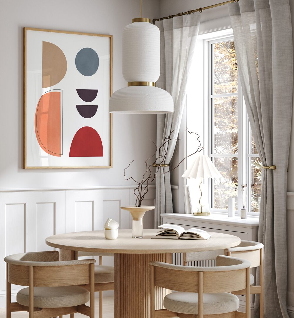 Transform your space with EXPRESSIVE IV, GEOMETRIC ART PRINTS, featuring vibrant shapes and a modern aesthetic.