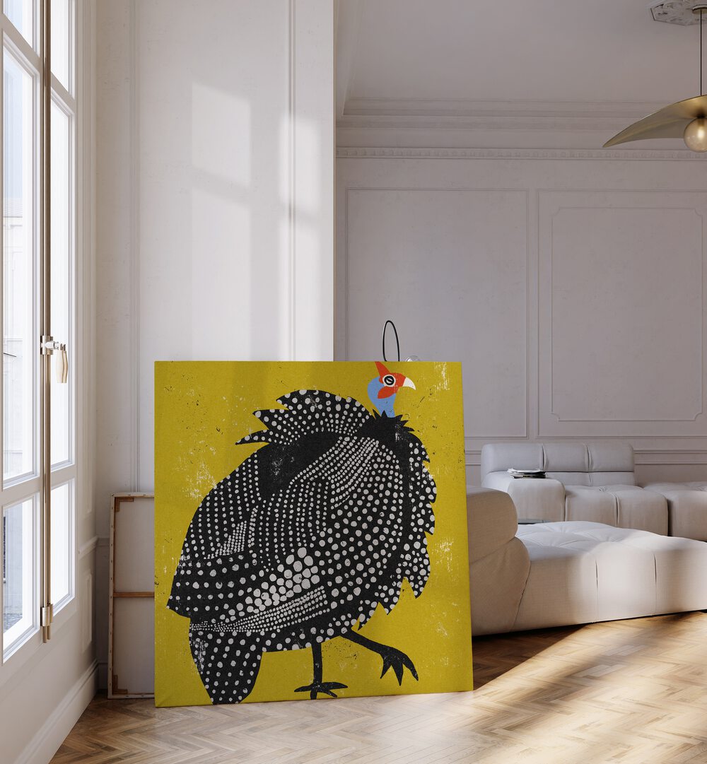 Stunning GUINEA FOWL I, ANIMAL PAINTINGS showcasing vibrant colors and intricate details, perfect for any space.