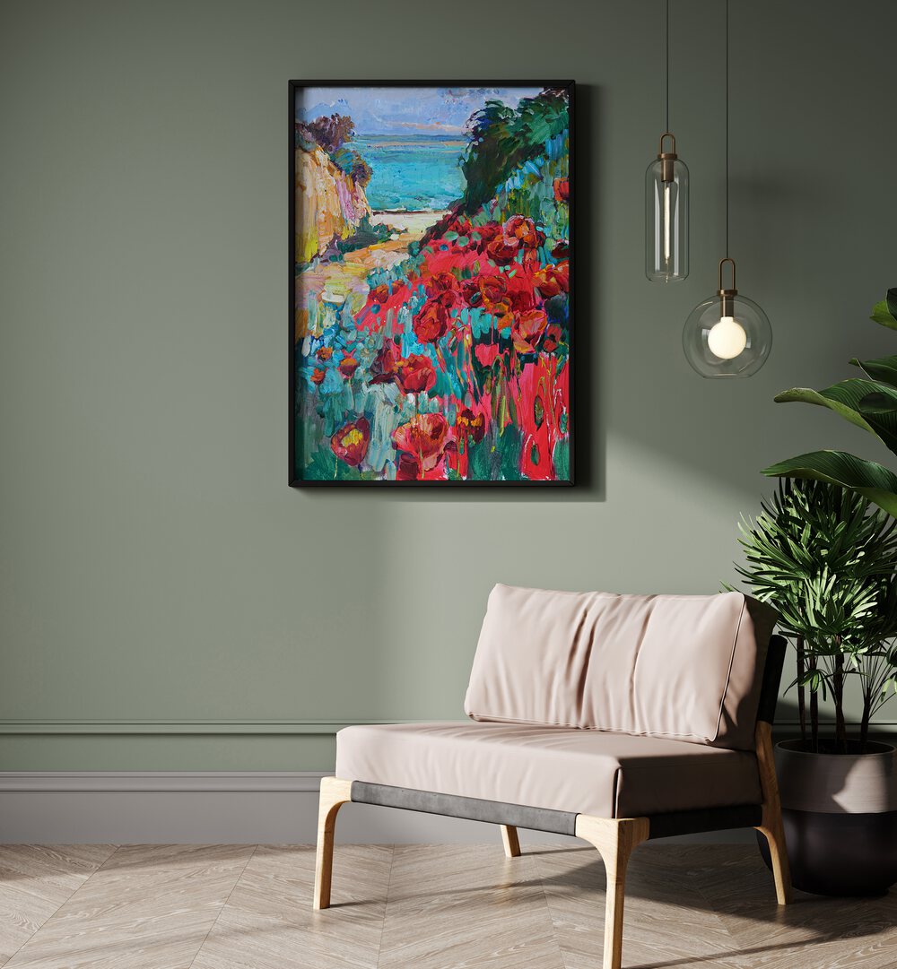 POPPIES , LANDSCAPE PAINTINGS