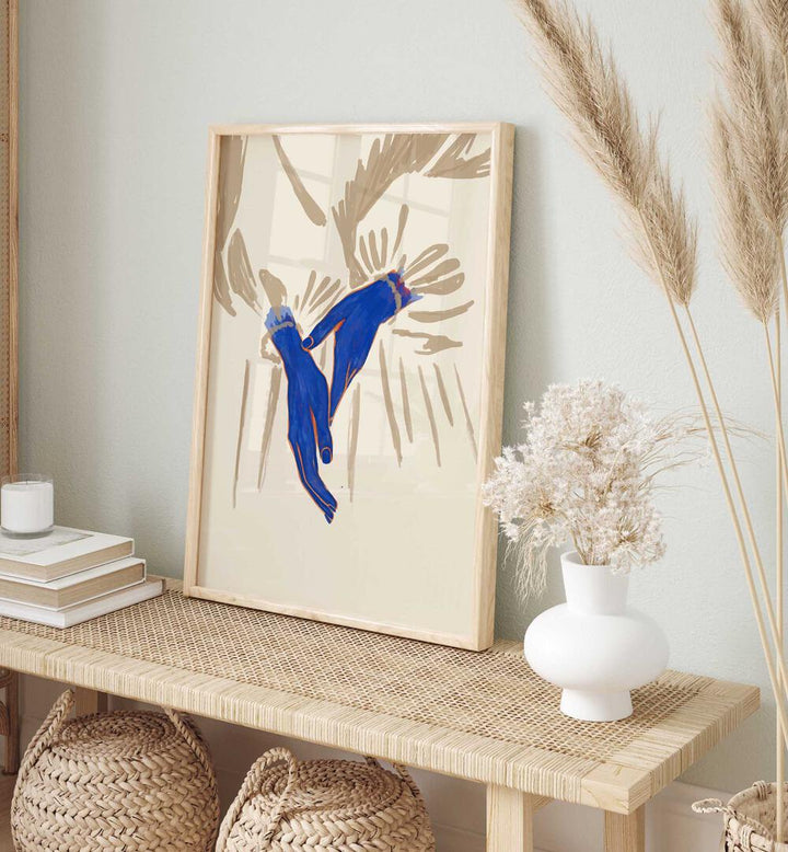 Stylish MAARTJE, PORTRAITS artwork featuring vibrant hands, perfect for adding emotion to your space.