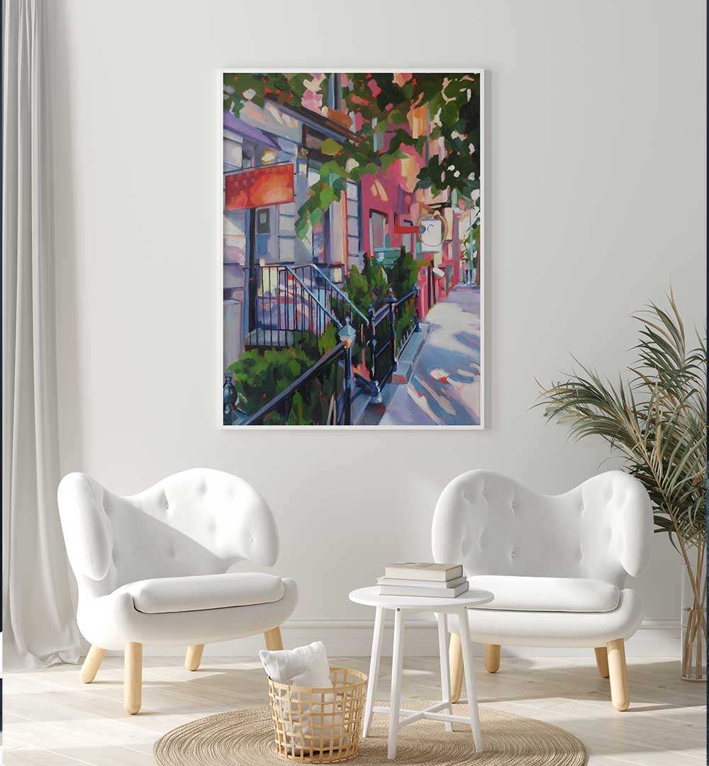 LOWER EASTSIDE IN COLOR , LANDSCAPE PAINTINGS