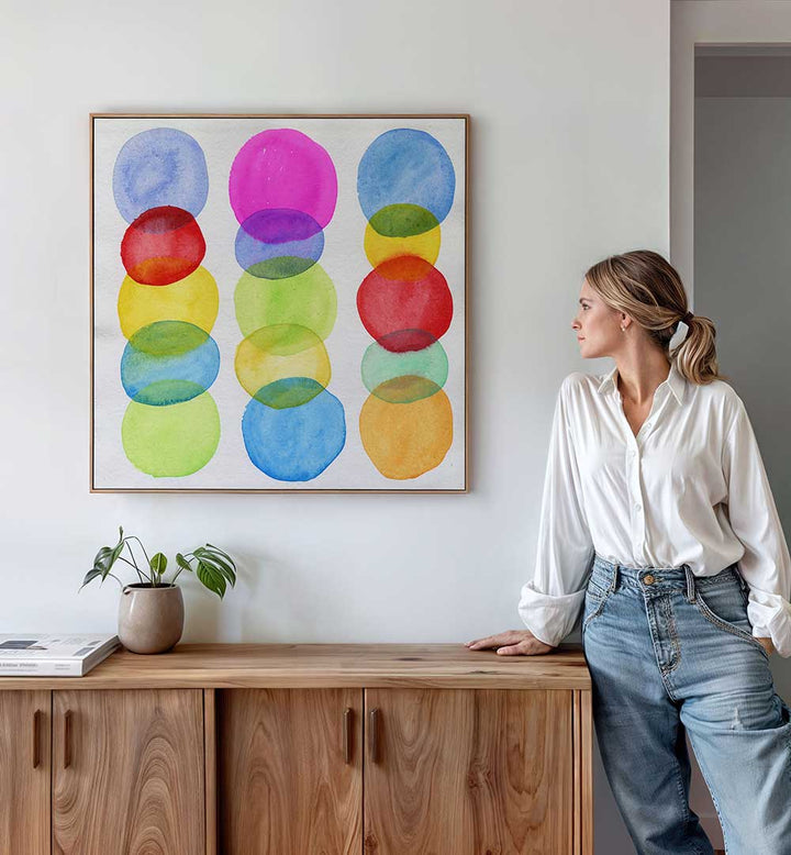 DOTS AND SPOTS II , GEOMETRIC ART PRINTS