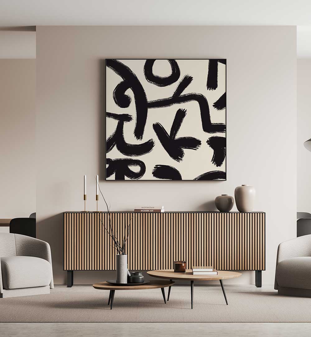 LINE ART ABSTRACT VI , ABSTRACT PAINTINGS