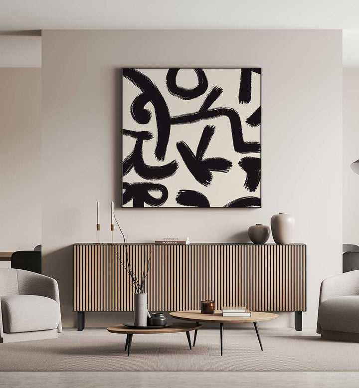 LINE ART ABSTRACT VI , ABSTRACT PAINTINGS