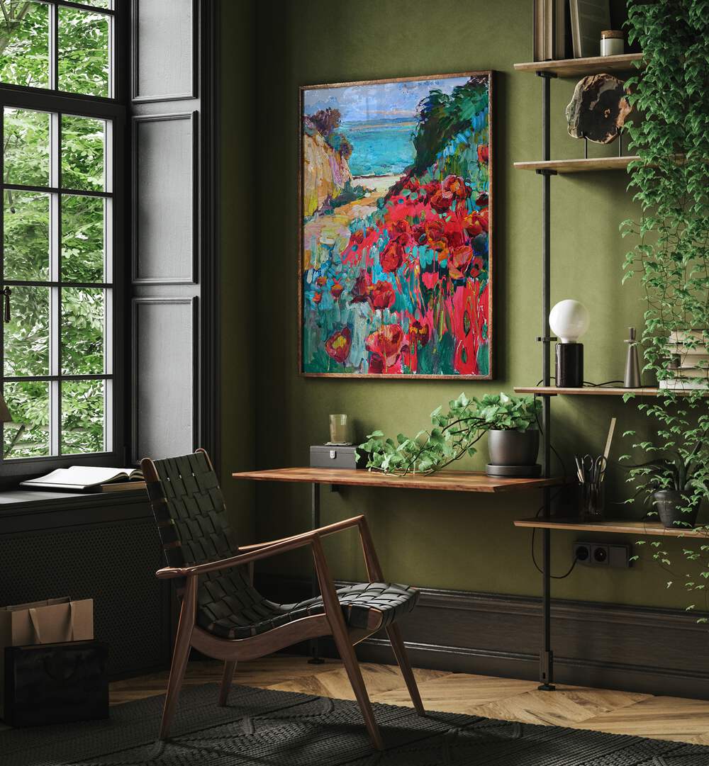 POPPIES , LANDSCAPE PAINTINGS