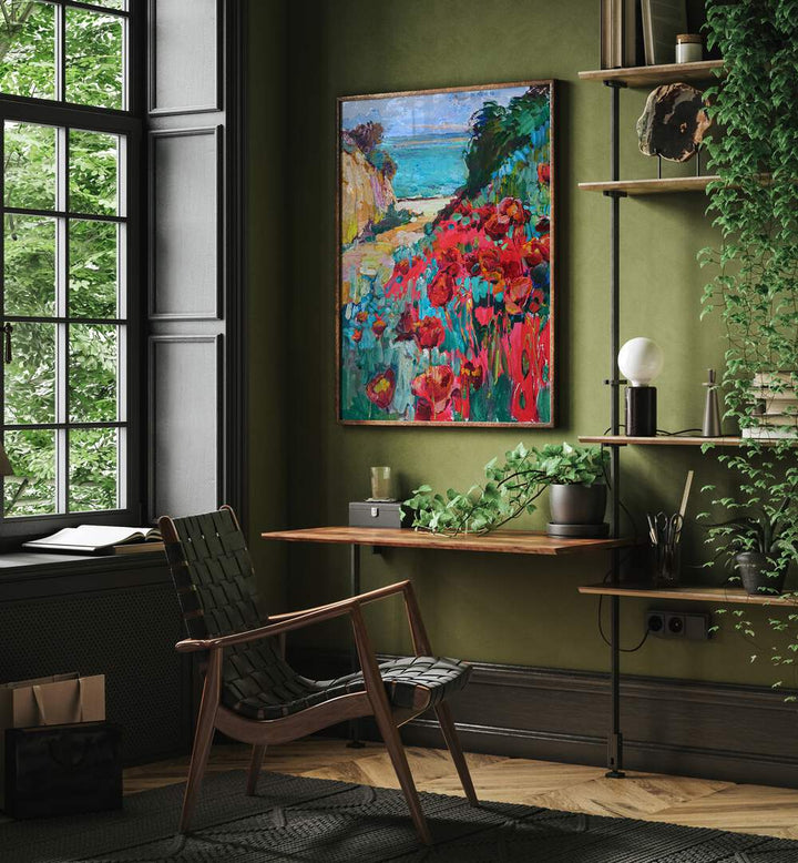 POPPIES , LANDSCAPE PAINTINGS