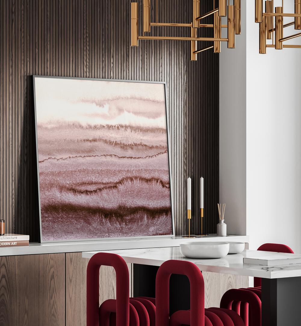 EARTHY WAVES WITH SERENE LANDSCAPE, ABSTRACT PAINTINGS enhance your space with calming colors and modern elegance.