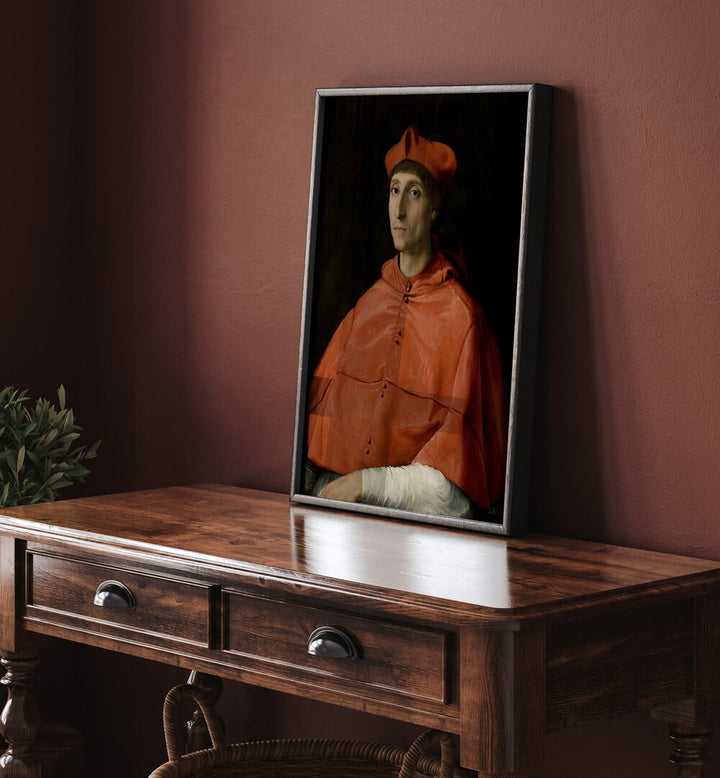 PORTRAIT OF A CARDINAL , VINTAGE PAINTINGS