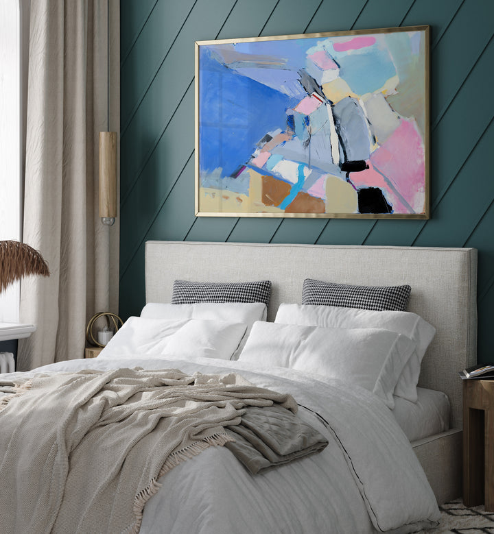 Elevate your space with SEA TOWN, ABSTRACT PAINTINGS, perfect for beach lovers and stylish interiors.