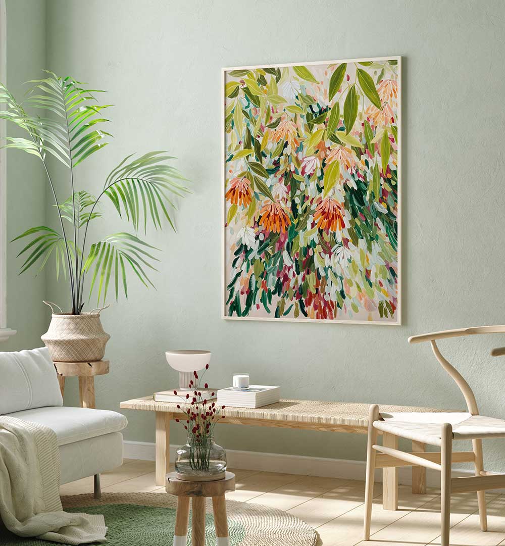 NATIVE BLOOMS , FLORAL FLOWER PAINTINGS