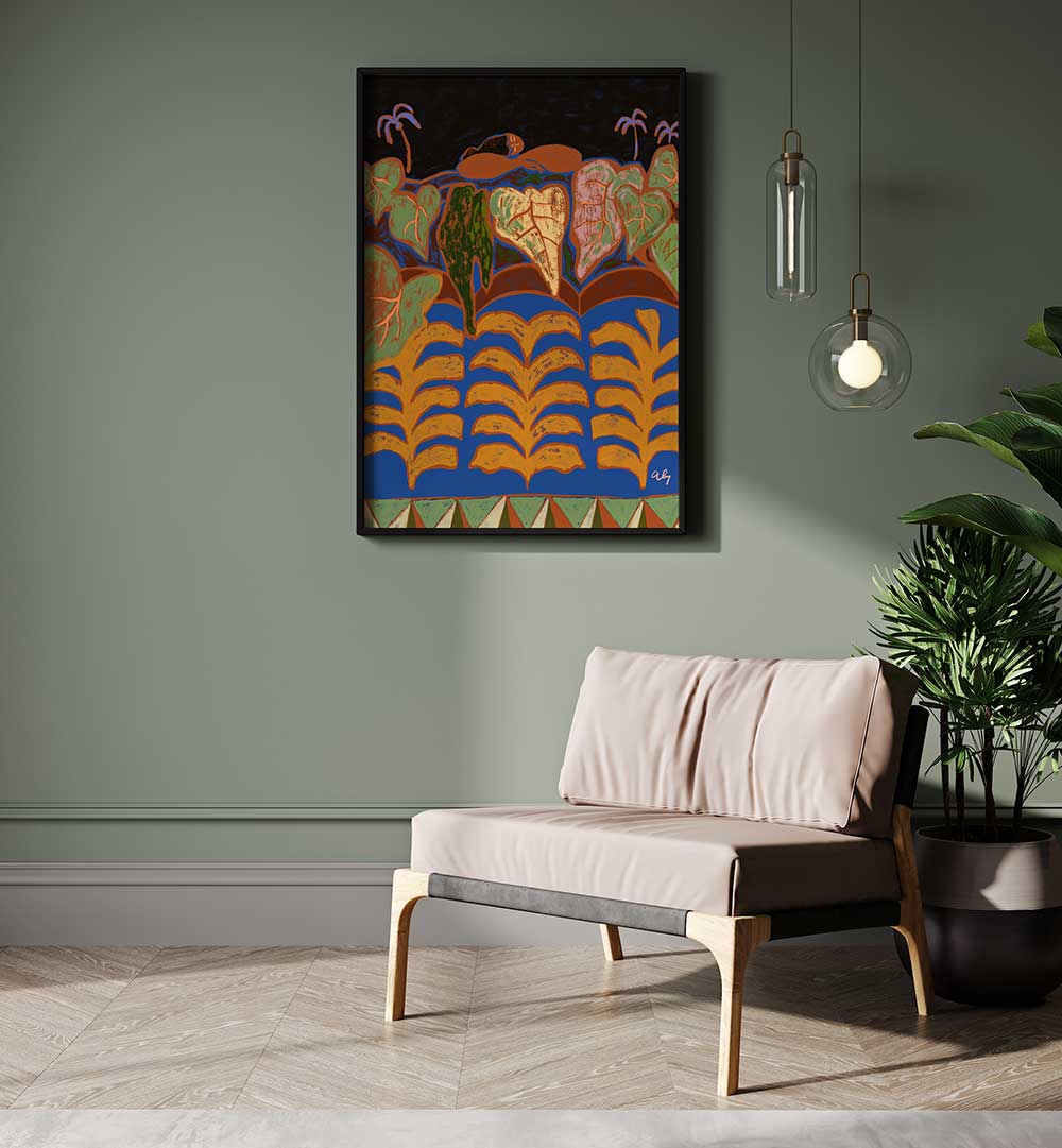 DREAMING UNDER THE STARS , PORTRAITS & FIGURATIVE ILLUSTRATIONS