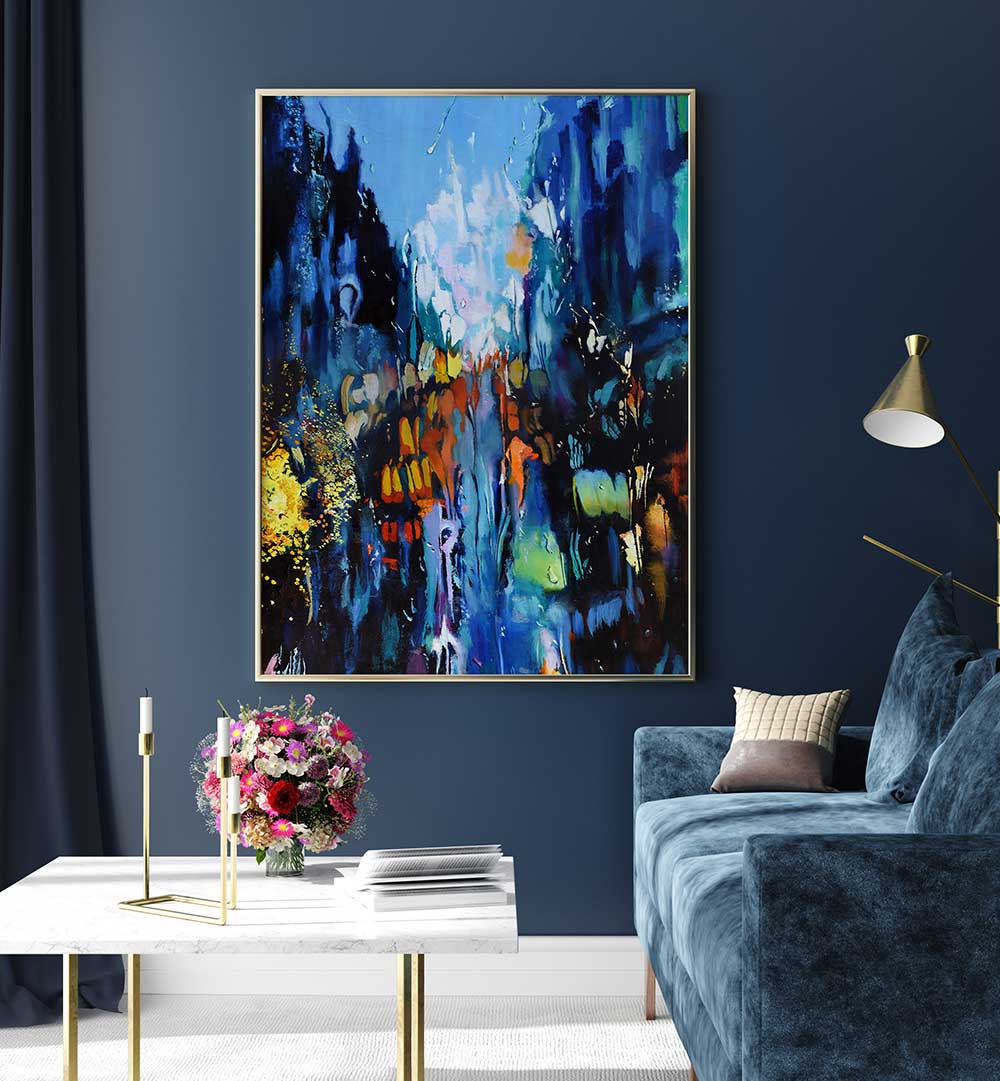 RAINY DAY NEW YORK , ABSTRACT PAINTINGS