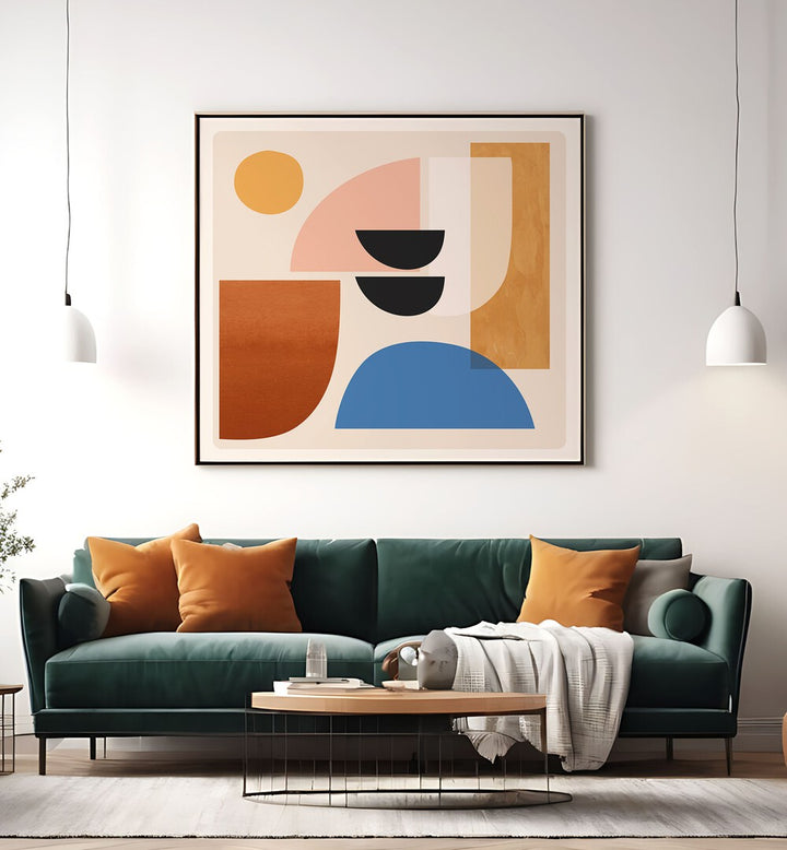 Decorate your space with ABSTRACT MINIMAL SHAPES VI, GEOMETRIC ART PRINTS, showcasing modern abstract geometry.