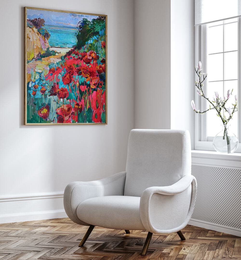 POPPIES , LANDSCAPE PAINTINGS