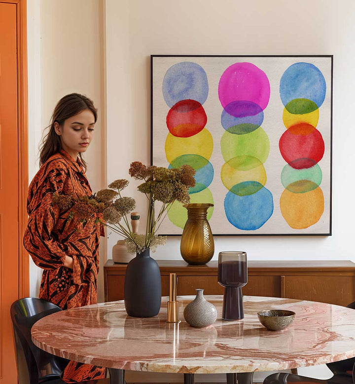 DOTS AND SPOTS II , GEOMETRIC ART PRINTS