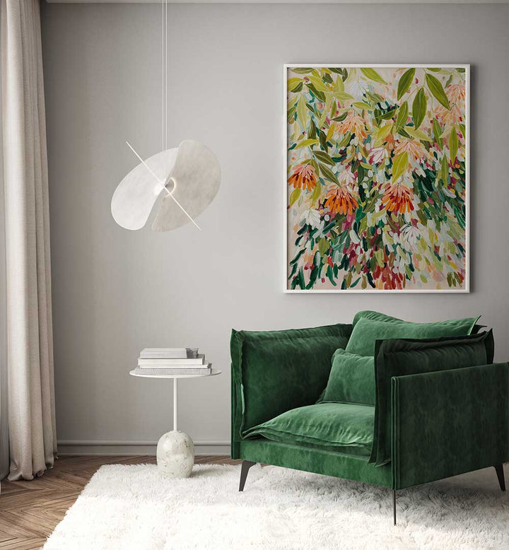 SPRING SONG , FLORAL FLOWER PAINTINGS