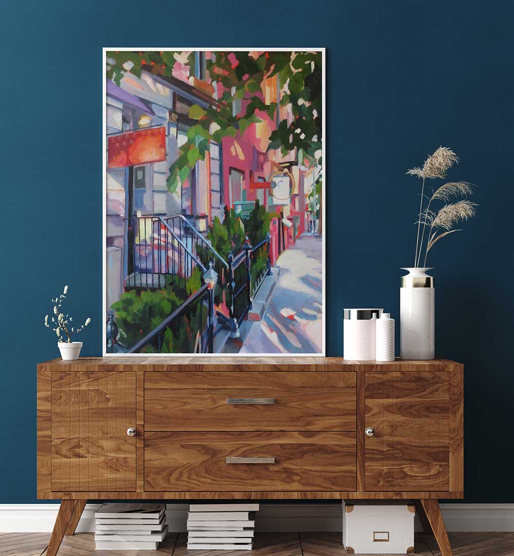 LOWER EASTSIDE IN COLOR , LANDSCAPE PAINTINGS