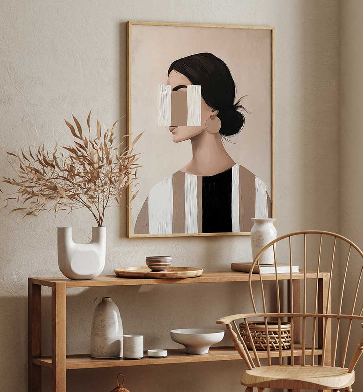 COLOUR PALETTE MOCHA MOUSSE XI , PORTRAITS & FIGURATIVE ILLUSTRATIONS