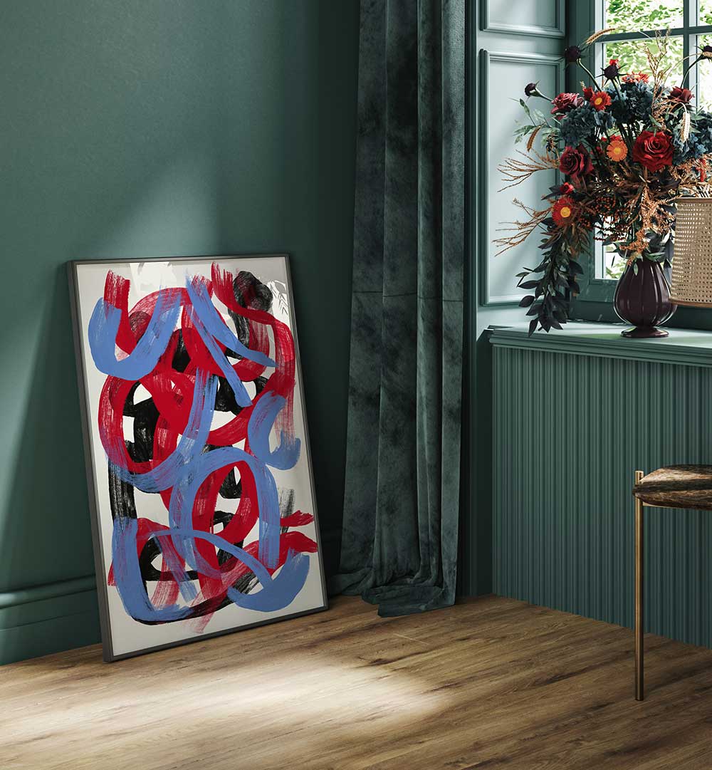 COLORFUL STROKES, ABSTRACT PAINTINGS