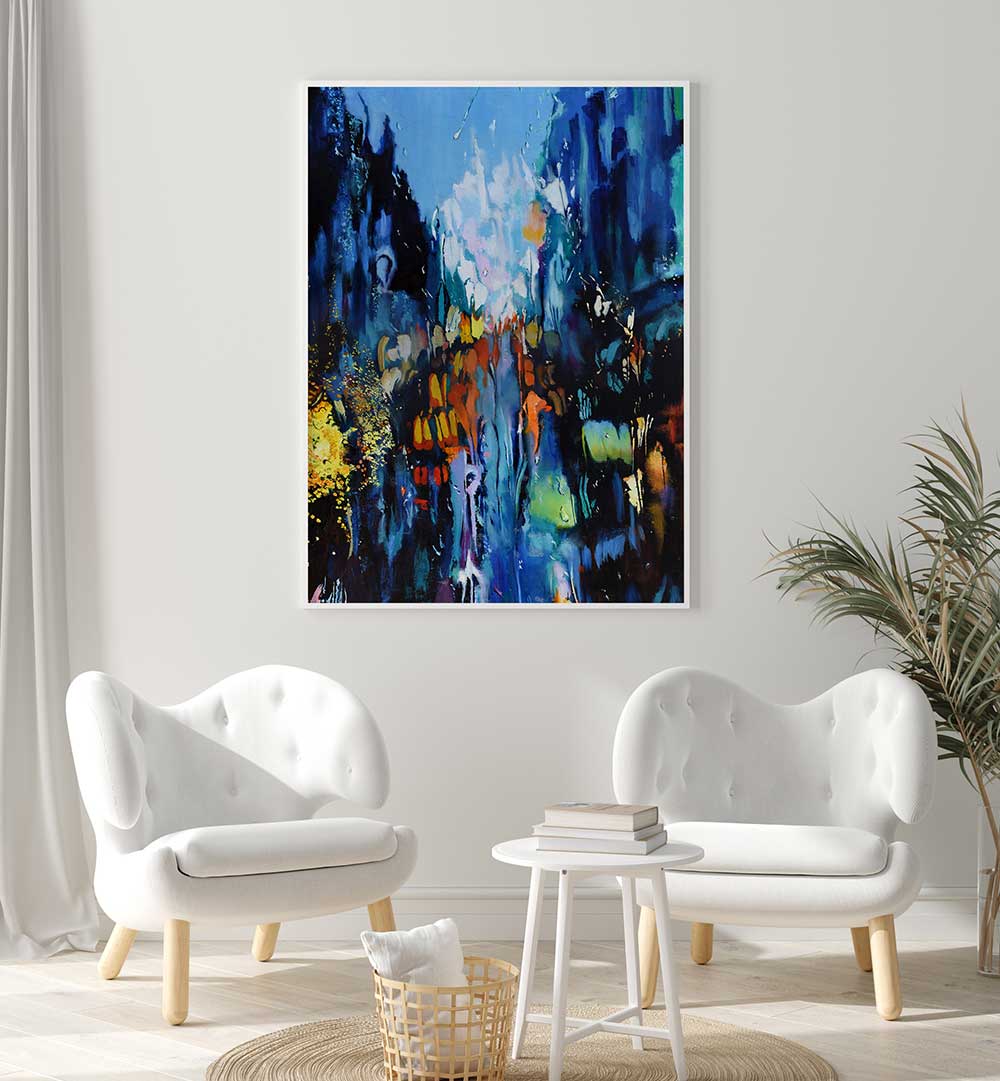 RAINY DAY NEW YORK , ABSTRACT PAINTINGS